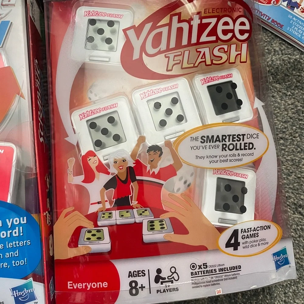 Family Game Night & Christmas Toy Bundle Scrabble Yahtzee & More